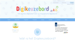 Desktop Screenshot of digikeuzebord.nl